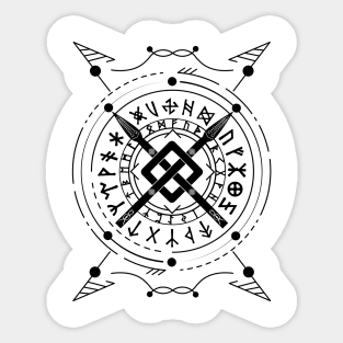 Gungnir - The Spear of Odin | Norse Pagan Symbol Sticker